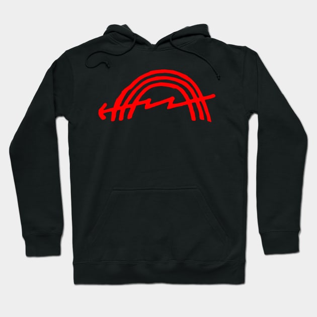 Weather Underground red Hoodie by Krobilad